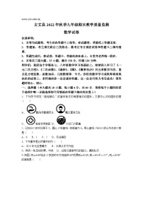 湖南省湘西州古丈县2023届九年级上学期期末质量检测数学试卷(含答案)