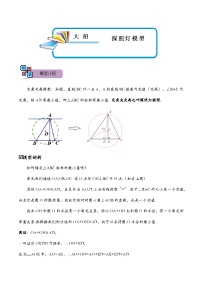 模型30 探照灯模型（讲+练）-备战2023年中考数学解题大招复习讲义（全国通用）