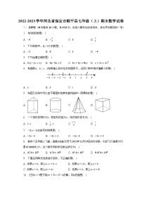 2022-2023学年河北省保定市顺平县七年级（上）期末数学试卷（含解析）