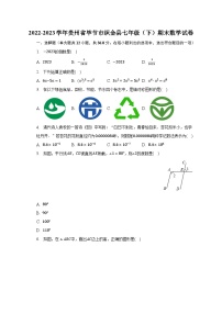 2022-2023学年贵州省毕节市织金县七年级（下）期末数学试卷（含解析）