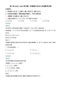 河南省洛阳市洛宁县2022-2023学年七年级上学期期末数学试题（解析版）