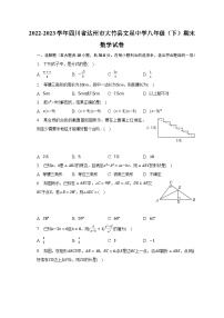 2022-2023学年四川省达州市大竹县文星中学八年级（下）期末数学试卷（含解析）