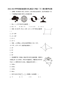 2022-2023学年陕西省咸阳市礼泉县八年级（下）期末数学试卷（含解析）