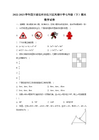 2022-2023学年四川省达州市达川区凤翎中学七年级（下）期末数学试卷（含解析）