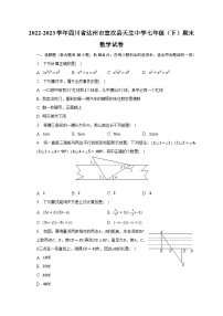 2022-2023学年四川省达州市宣汉县天生中学七年级（下）期末数学试卷（含解析）