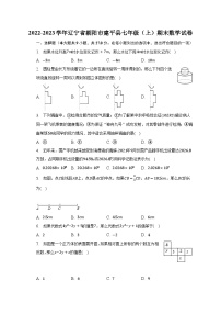 2022-2023学年辽宁省朝阳市建平县七年级（上）期末数学试卷（含解析）