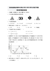 四川省渠县龙凤镇中心学校2022-2023学年七年级下学期期末数学模拟测试题（含答案）