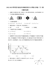 2022-2023学年四川省达州市渠县龙凤中心学校七年级（下）期末数学试卷（含解析）