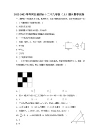 2022-2023学年河北省邢台十二中九年级（上）期末数学试卷（含解析）