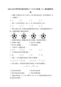 2022-2023学年河北省石家庄二十八中七年级（上）期末数学试卷（含解析）