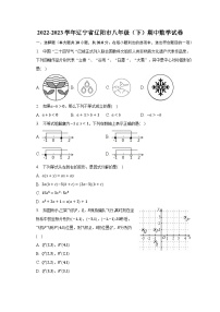 2022-2023学年辽宁省辽阳市八年级（下）期中数学试卷（含解析）