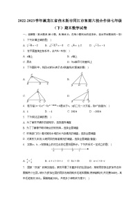 2022-2023学年黑龙江省佳木斯市同江市东部六校合作体七年级（下）期末数学试卷（含解析）