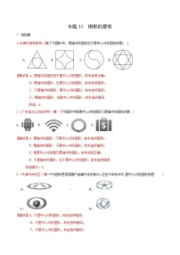 中考数学二轮复习强化练习专题11 图形的变换（含解析）