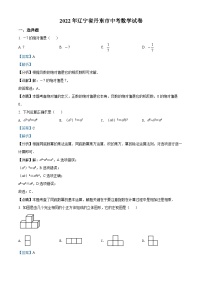 2022年辽宁省丹东市中考数学真题（解析版）