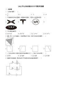 2022年山东省烟台市中考数学真题（原卷版）