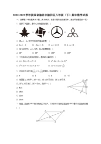 2022-2023学年陕西省榆林市榆阳区八年级（下）期末数学试卷（含解析）