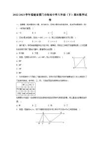 2022-2023学年福建省厦门市海沧中学八年级（下）期末数学试卷（含解析）