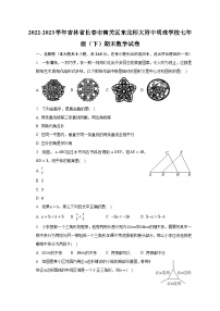 2022-2023学年吉林省长春市南关区东北师大附中明珠学校七年级（下）期末数学试卷（含解析）