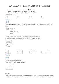 2022年四川省宜宾市中考数学真题（解析版）