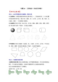 专题10  几何初步（知识大串讲）-2022-2023学年七年级数学上学期期中期末考点大串讲（人教版）