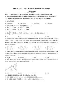 江西省九江市修水县2022-2023学年八年级上学期期末数学试题(无答案)