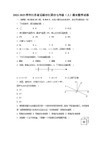 2022-2023学年江苏省无锡市江阴市七年级（上）期末数学试卷（含解析）