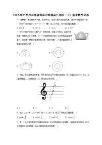 2022-2023学年山东省菏泽市鄄城县九年级（上）期末数学试卷（含解析）