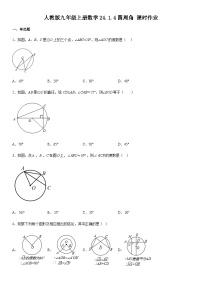 人教版九年级上册24.1.4 圆周角习题