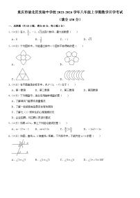 重庆市渝北区实验中学校2023-2024学年八年级上学期数学开学考试（含答案）