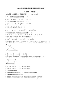 湖南省湘西土家族苗族自治州花垣县华鑫教育集团2022-2023学年八年级下学期期中数学试题