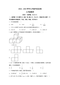 浙江省绍兴市诸暨市2023届九年级下学期中考一模数学试卷(含解析)