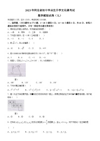 河北省衡水市第十一中学2022-2023学年九年级下学期期中数学试题