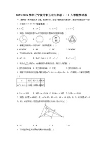 2023-2024学年辽宁省丹东五中九年级（上）入学数学试卷（含解析）