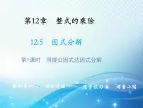 华师大版八年级上册12.5 因式分解教学课件ppt