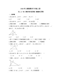 数学八年级上册本节综合综合训练题