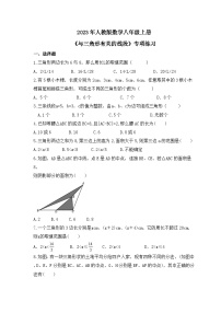数学八年级上册第十一章 三角形11.1 与三角形有关的线段本节综合课时作业