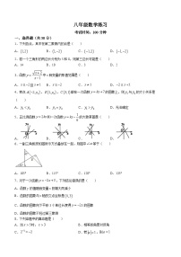 安徽省合肥市五十中学东校2022-2023学年八年级上学期期中数学试题(无答案)