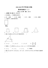 辽宁省铁岭市昌图县2023届九年级上学期阶段练习（三）数学试卷(含答案)