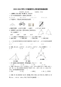 湖北恩施市新塘民族中学2023-2024学年八年级上学期9月阶段性检测数学试卷+