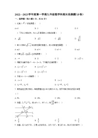 海南省海口市部分校2023届九年级上学期期末检测（B卷）数学试卷(含解析)