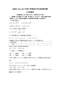 湖北省襄阳市宜城市2022-2023学年八年级下学期期末学业质量测试数学试卷(含答案)