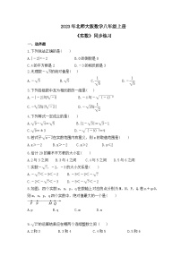 初中数学北师大版八年级上册6 实数精品课时训练
