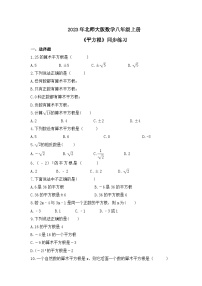 北师大版2 平方根精品当堂达标检测题