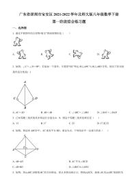 广东省深圳市宝安区2021-2022学年八年级下学期数学第一阶段综合练习题（原卷及解析版）