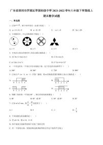 广东省深圳市罗湖区翠园初级中学2021-2022学年八年级下学期线上期末数学试题（原卷及解析版）