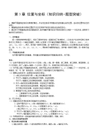 【单元知识点归纳】（北师大版））2023-2024学年八年级数学上册 第3章 位置与坐标（知识归纳+题型突破）