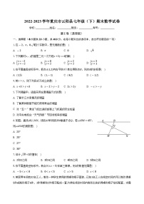 重庆市云阳县2022-2023学年七年级下学期期末数学试卷+