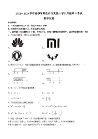 河南省焦作市解放区实验中学2022-2023学年八年级下学期期中数学试题