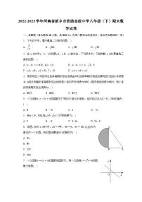 2022-2023学年河南省新乡市铁路高级中学八年级（下）期末数学试卷（含解析）