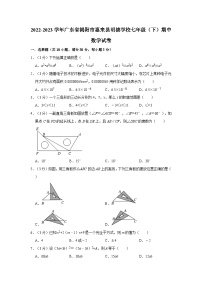 广东省揭阳市惠来县明德学校2022—2023学年下学期七年级期中数学试卷